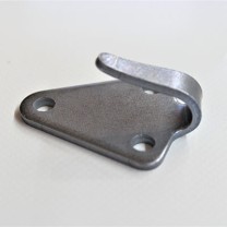 Dreilochplanenhaken Zink-Nickel 40 x 50 mm