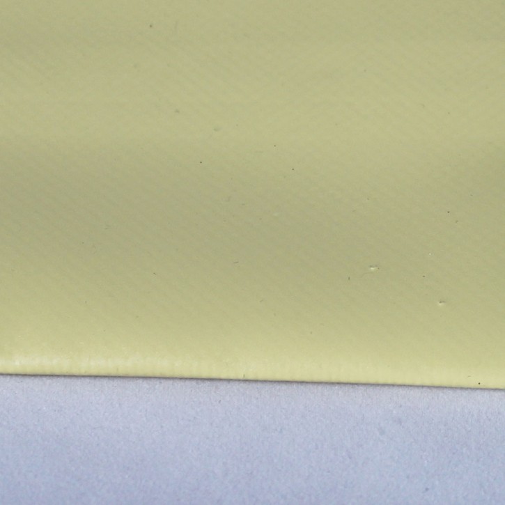 PVC matt mit Saum und ohne Ösen, beige