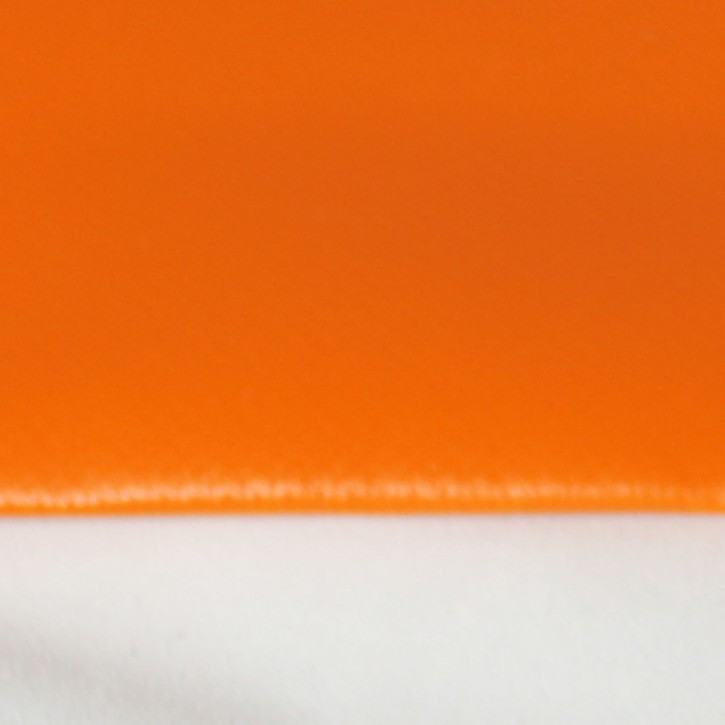 PVC matt mit Saum und ohne Ösen, orange dunkel